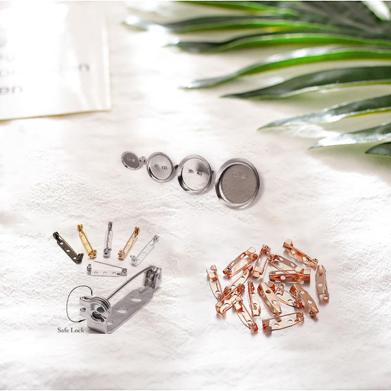 diy胸针材料包发夹别针配件