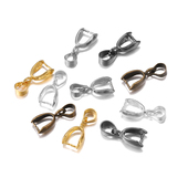 diy手工饰品配件 包 20个 金属项链手链配件 吊坠瓜子扣铜质夹扣