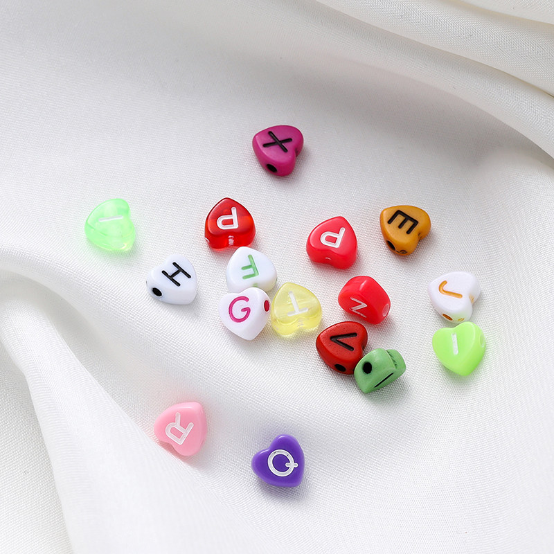 亚克力小号爱心字母通孔珠手工diy串珠ins手链项链彩色手机链配件,饰品/流行首饰/时尚饰品新,其他DIY饰品配件,淘宝优惠券,粉丝福利购,淘宝优惠卷