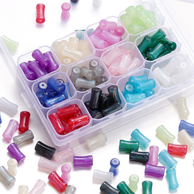 细闪人鱼姬竹节小蛮腰通孔散珠