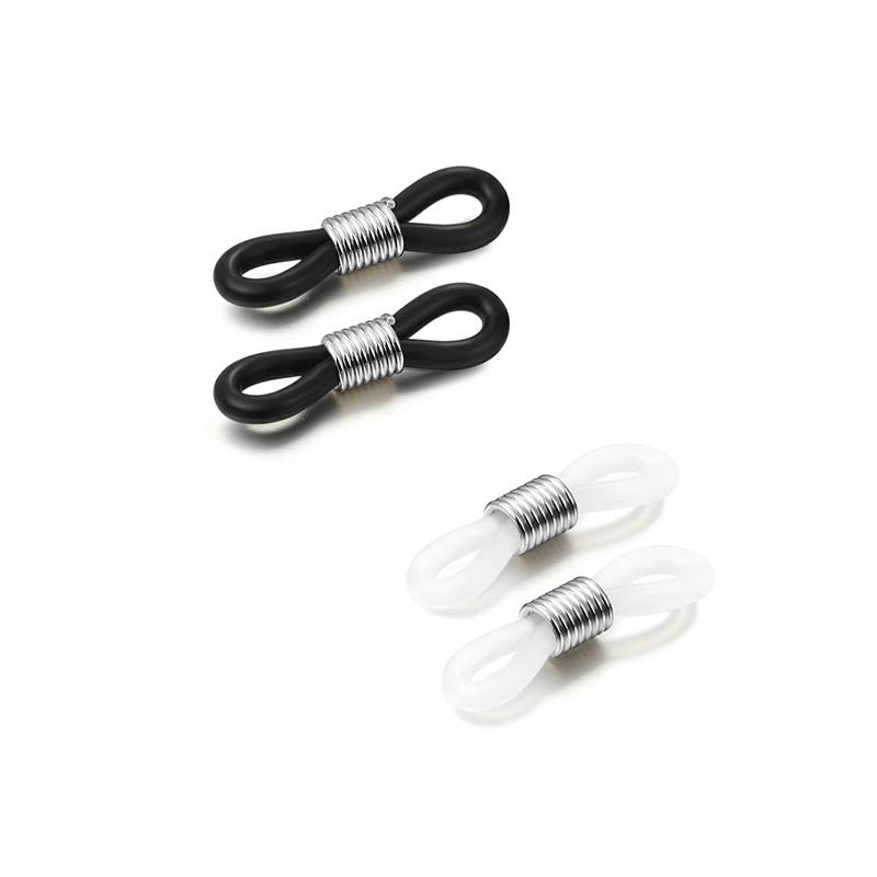 眼镜链防滑环保硅胶8字扣