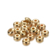 新蚁DIY饰品配件6mm珠子CCB隔珠圆形圆盘间金色定位珠 手工串珠