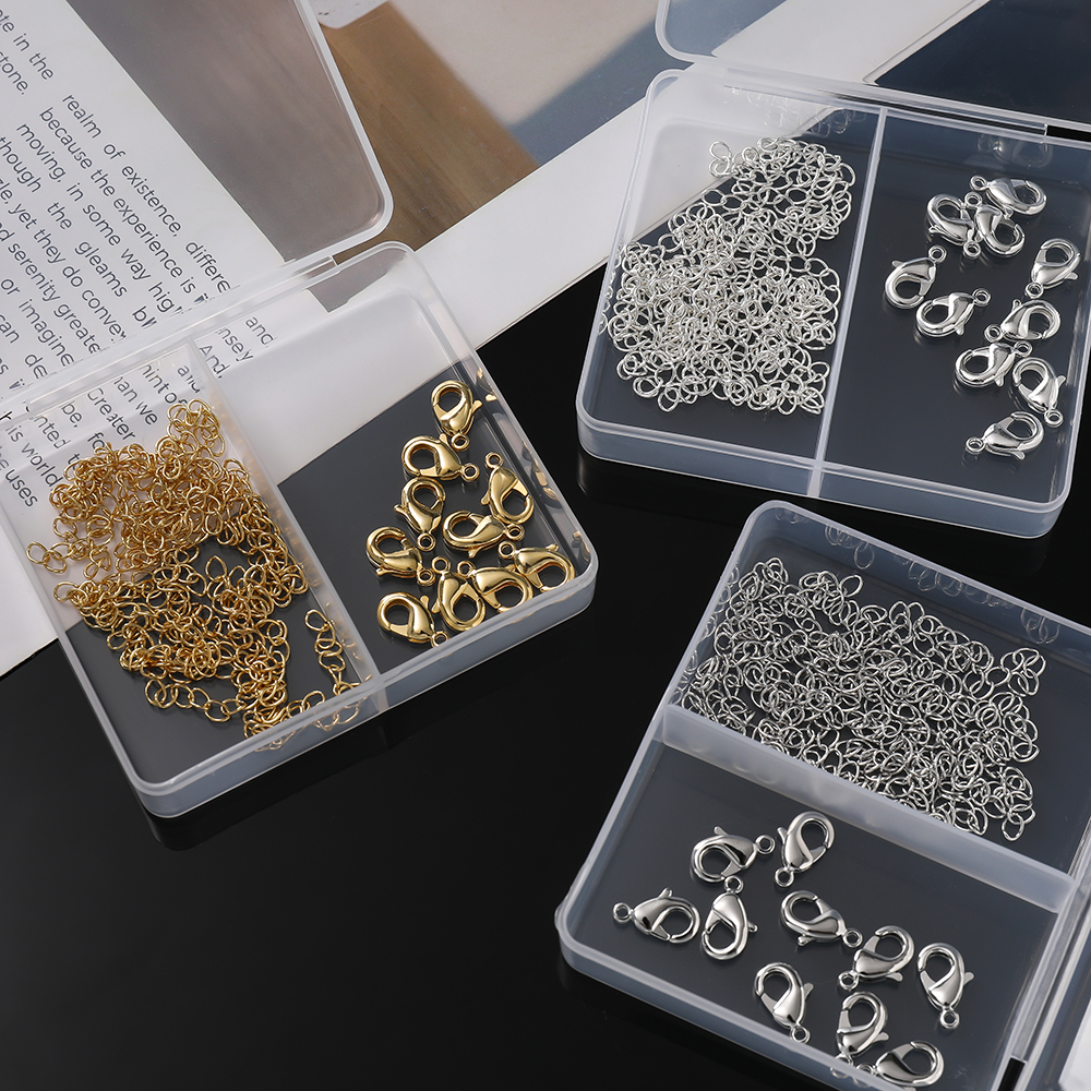 保色龙虾扣尾链延长链配件套装