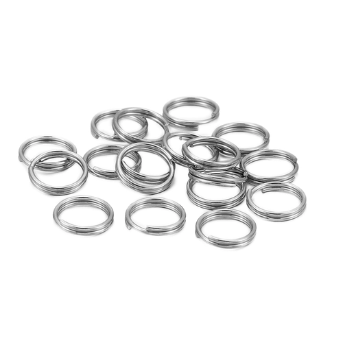 Полно -size из нержавеющей стали Мощные двойные цикл DIY Jewelry Accessory Accessory Chepchain Восемь -символ соединительного разъема кольцевого ротора