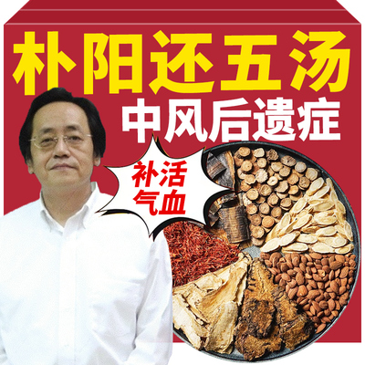 朴阳还五汤21副原料补黄芪川芎红花当归尾桃仁赤芍地龙颗