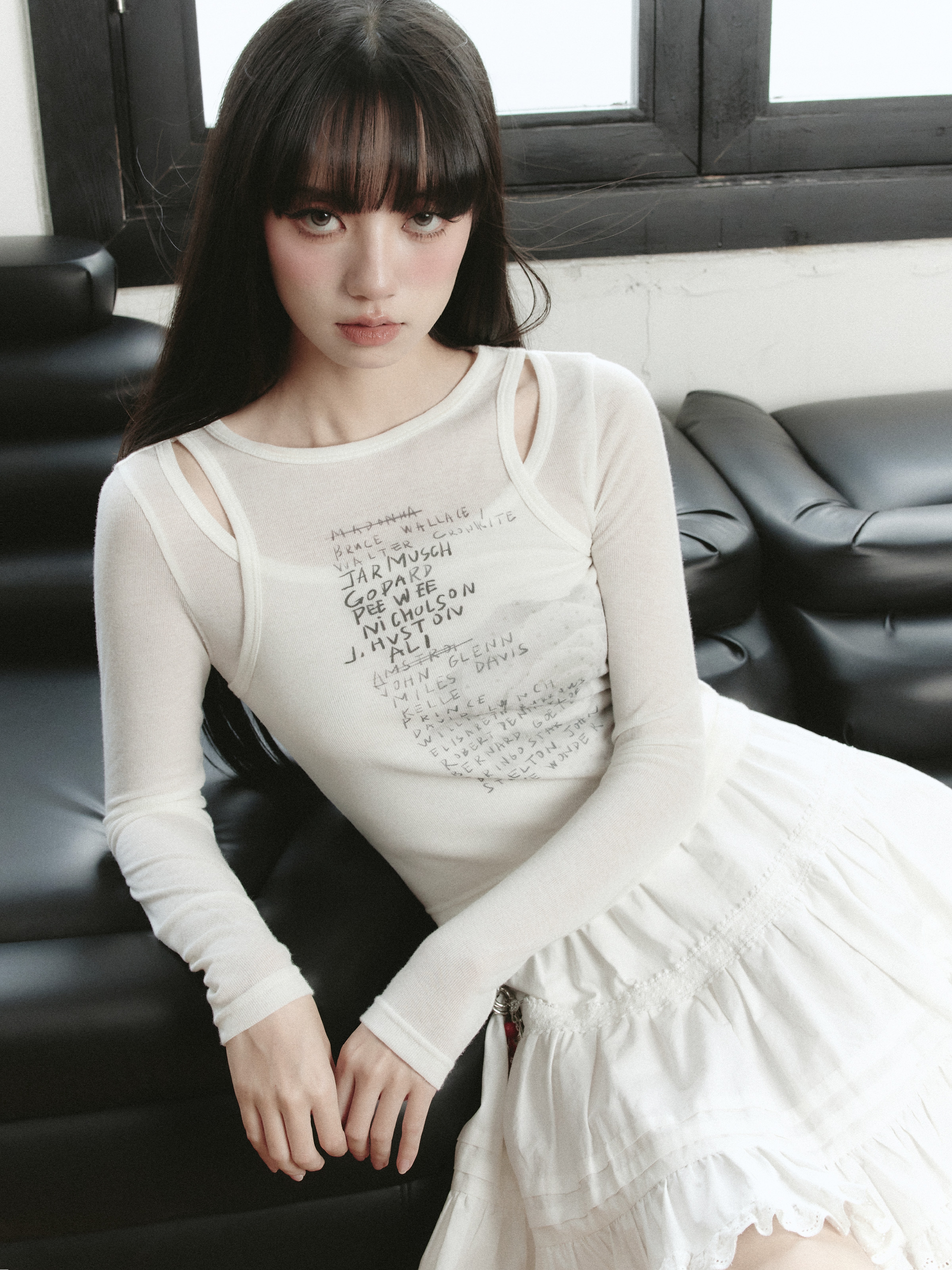 易碎商店甜酷风长袖上衣