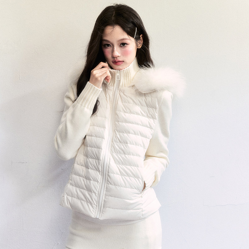 fragileheart易碎商店 90白鸭绒轻薄短款排骨羽绒服新款保暖外套