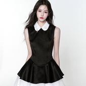 背心连衣裙 千金风拼纱芭蕾裙无袖 现货 易碎商店·夜珀凝光