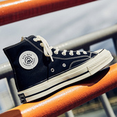 男鞋 布鞋 韩版 人本高帮帆布鞋 潮流青少年板鞋 男士 黑色高邦学生球鞋