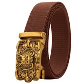 胖子大码 商务皮带无牙160cKm西装 裤 加长腰带男士 加长版 内穿自动扣