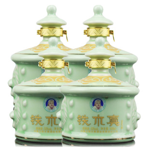 铁木真蒙古包陶瓷瓶浓香型白酒52度500ml*4瓶整箱装商务礼品酒