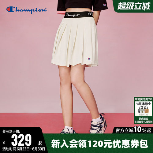 校园风短裙Champion冠军
