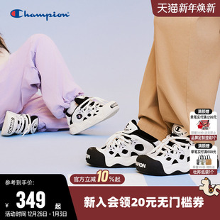 萌趣运动休闲鞋 男情侣时尚 子 女膨膨甜甜圈板鞋 Champion冠军面包鞋