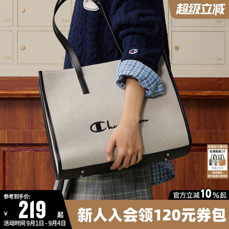 Champion冠军时尚单肩背包托特包图片