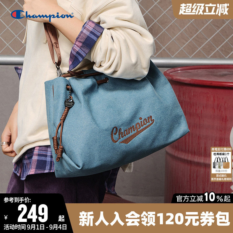 Champion冠军单肩背包手提斜挎包图片