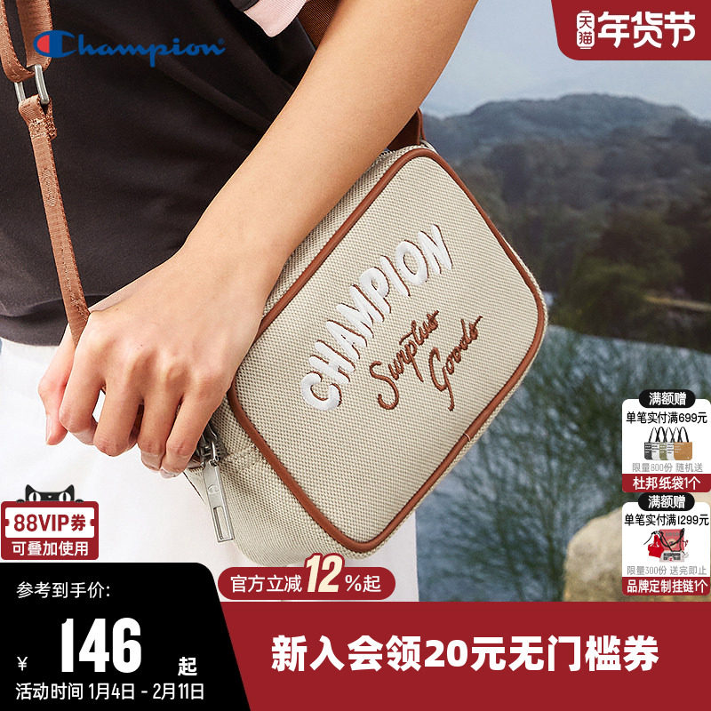 Champion冠军单肩包男新款女情侣休闲潮流通勤斜挎包相机小方包,运动包/户外包/配件,单肩背包,淘宝优惠券,粉丝福利购,淘宝优惠卷