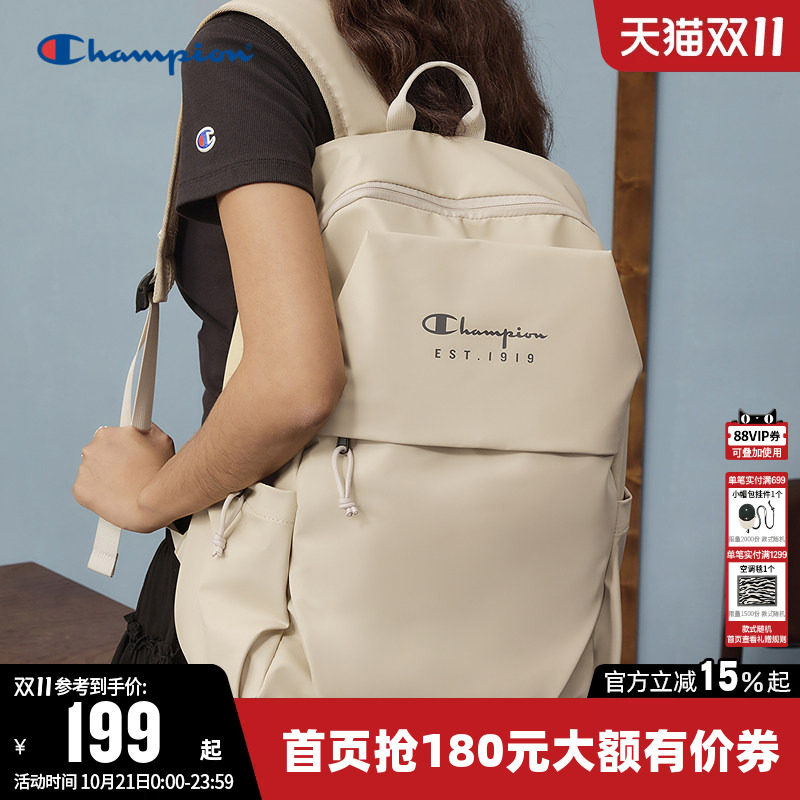 Champion冠军双肩包2026新款男女运动户外旅行电脑背包中学生书包