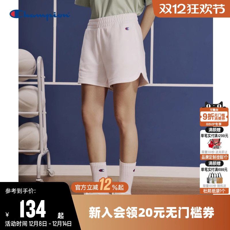 印花短裤Champion冠军休闲女