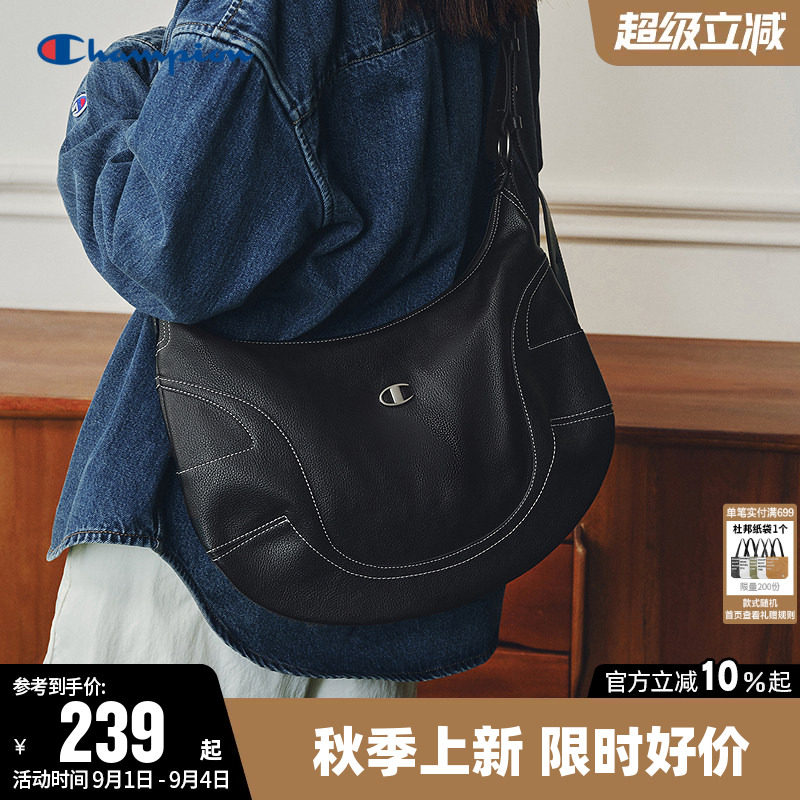 Champion冠军潮酷斜挎包单肩包图片