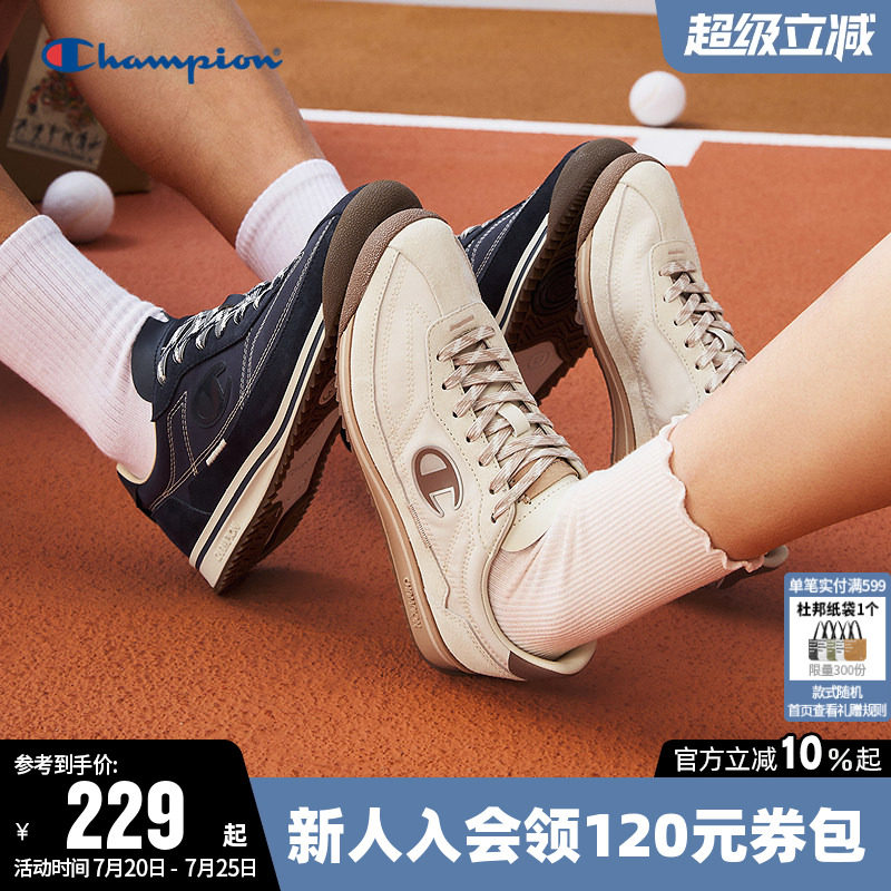Champion冠军跑鞋经典时尚男女复古软底跑步鞋子轻便运动休闲鞋子