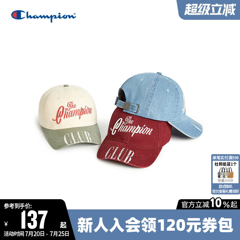 陈乔恩同款Champion冠军棒球帽2026夏季男女时尚遮阳休闲鸭舌帽子 - 实物图
