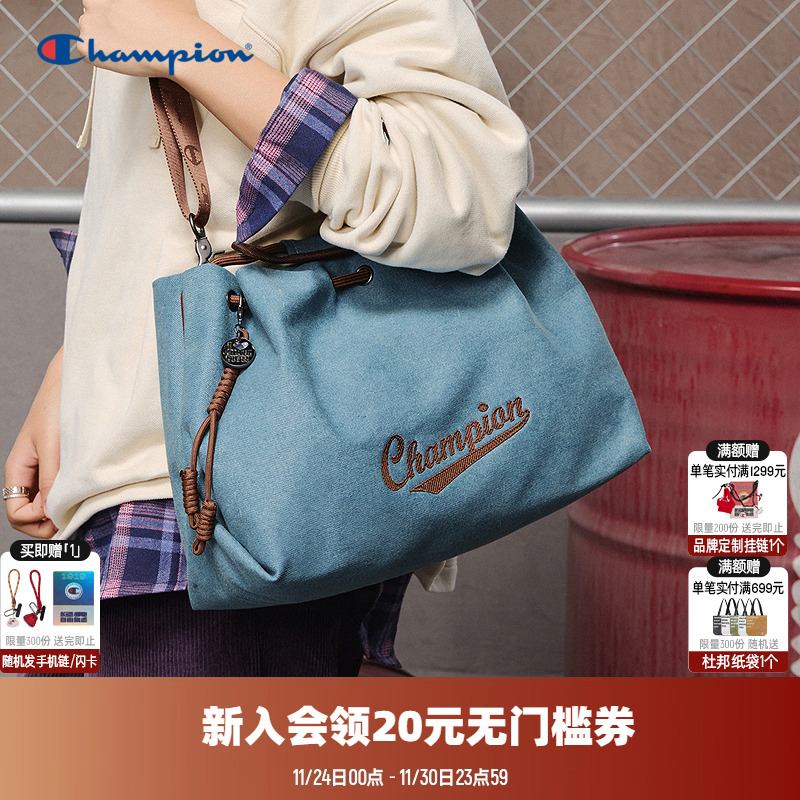 Champion冠军单肩背包手提斜挎包