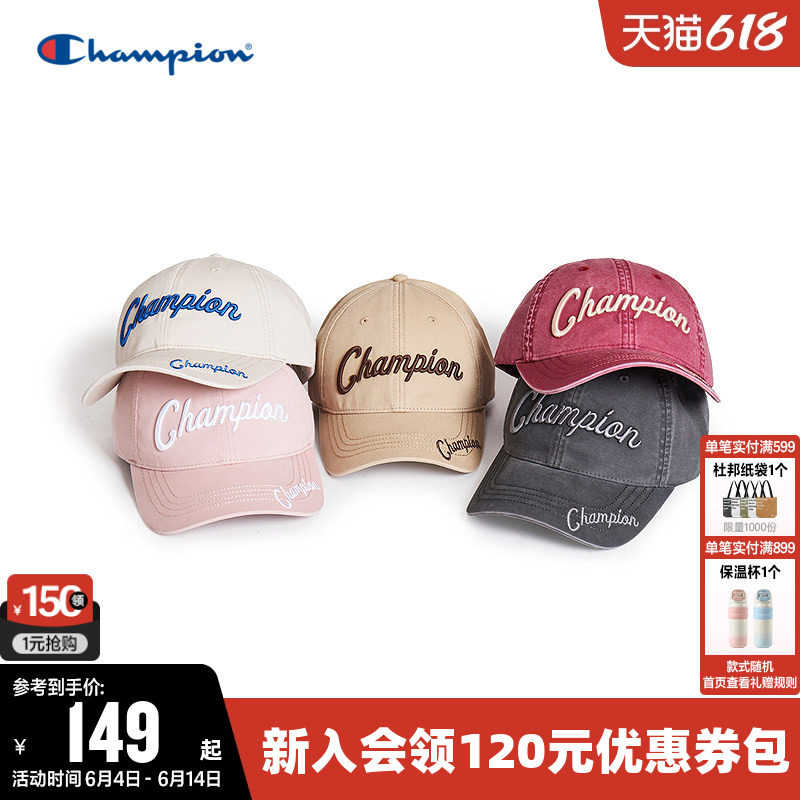 Champion冠军棒球帽2026夏男女时尚通勤帽子经典遮阳鸭舌帽子潮牌
