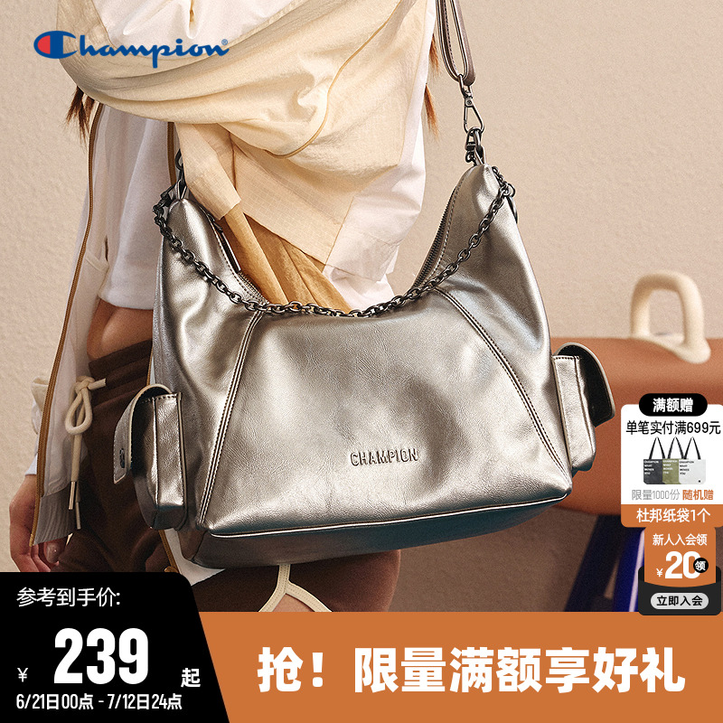 champion冠軍復古潮流單肩包