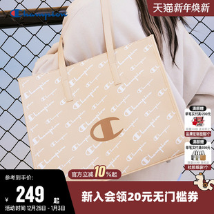 Champion冠军2025新款 单肩包满印男女休闲情侣潮流通勤老花时尚