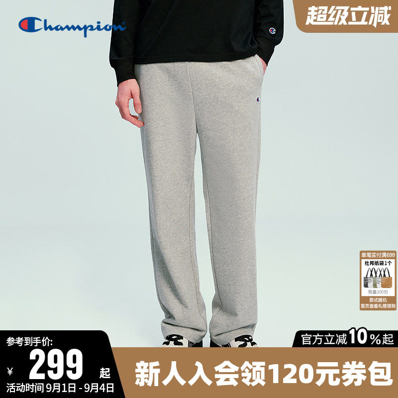 Champion冠军休闲直筒卫裤男图片