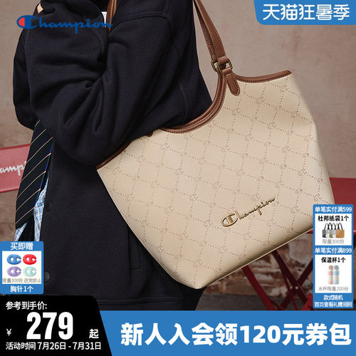 Champion冠军老钱风单肩背包通勤