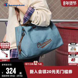 Champion冠军单肩背包2026春新款托特包男女时尚斜挎包手提包多背