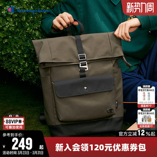 Champion冠军双肩背包2026新款 大容量户外运动男女通勤休闲旅行包
