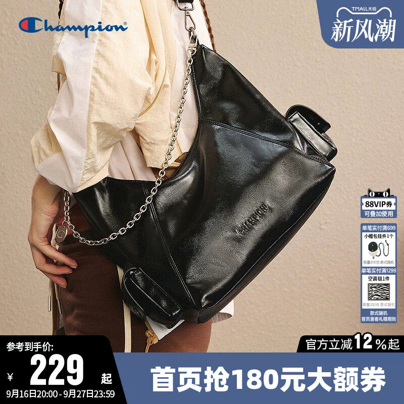 champion冠军复古潮流单肩包图片