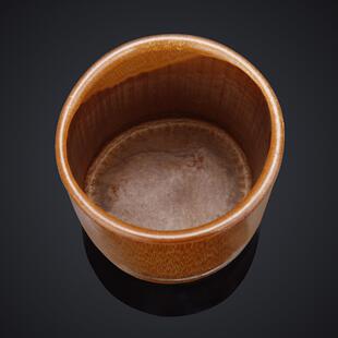 覆古老式碳化竹米斗量米筒量米杯勺米桶杯子升量米器竹制舀米杯