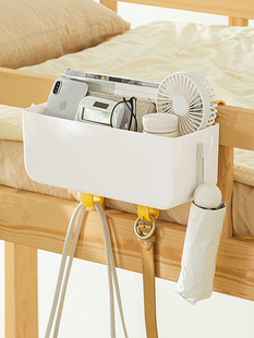 宿舍上铺床头置物架好物家用寝室床上收纳架子学生免打孔床边挂篮