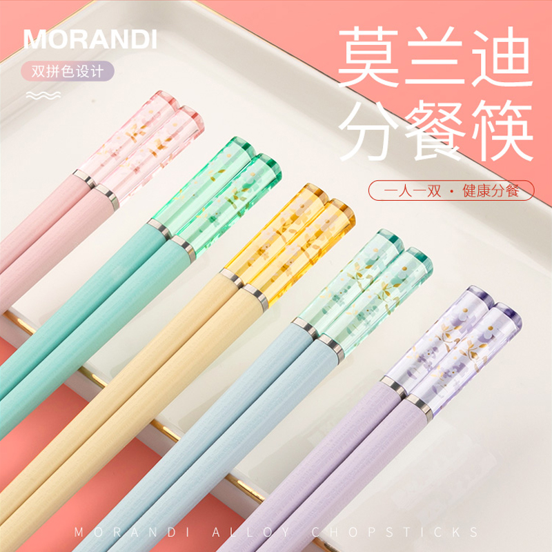 TOP3热销莫兰迪色分餐筷