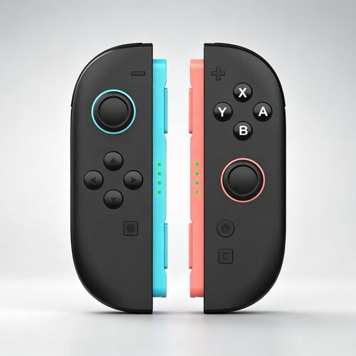 LinYuvo switch joy con机械按键后包胶七彩灯宏功能内饰蓝牙手柄