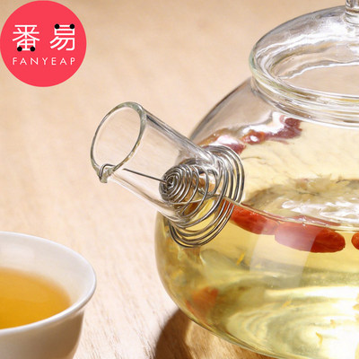 茶壶嘴过滤网A1zoq001-茶滤网玻璃壶内置过滤网泡茶叶过滤配件