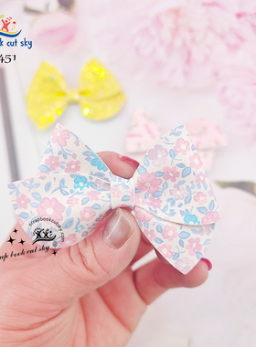 SC451 公主圣诞发饰 发夹 手工DIY儿童发饰 ins 压花机通用刀模