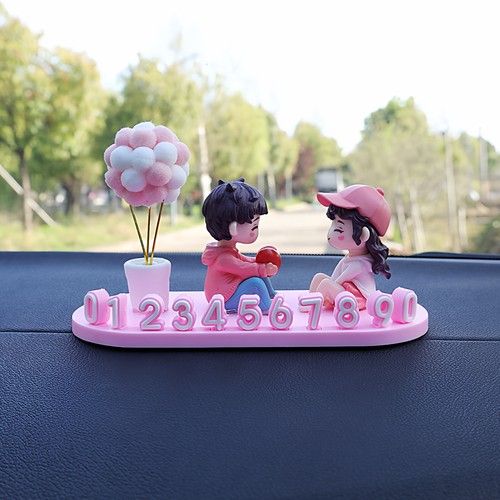 汽车临时停车号码牌情侣款挪车牌