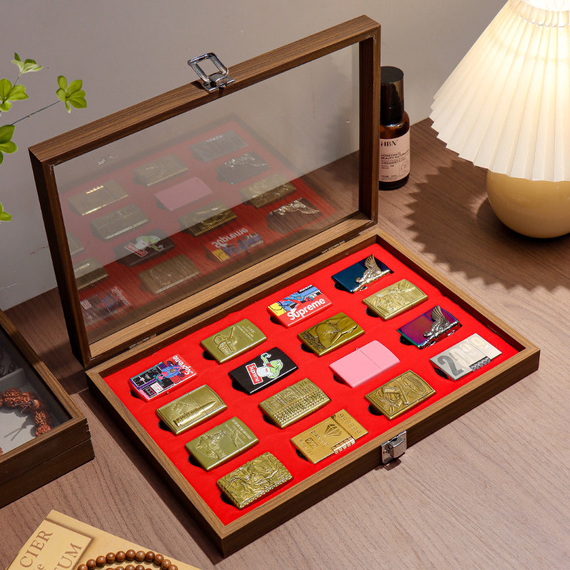 打火机收藏盒收纳盒展示盒高档大气透明适配Zippo火机男个性收藏,收纳整理,打火机收纳盒/袋/柜,淘宝优惠券,粉丝福利购,淘宝优惠卷