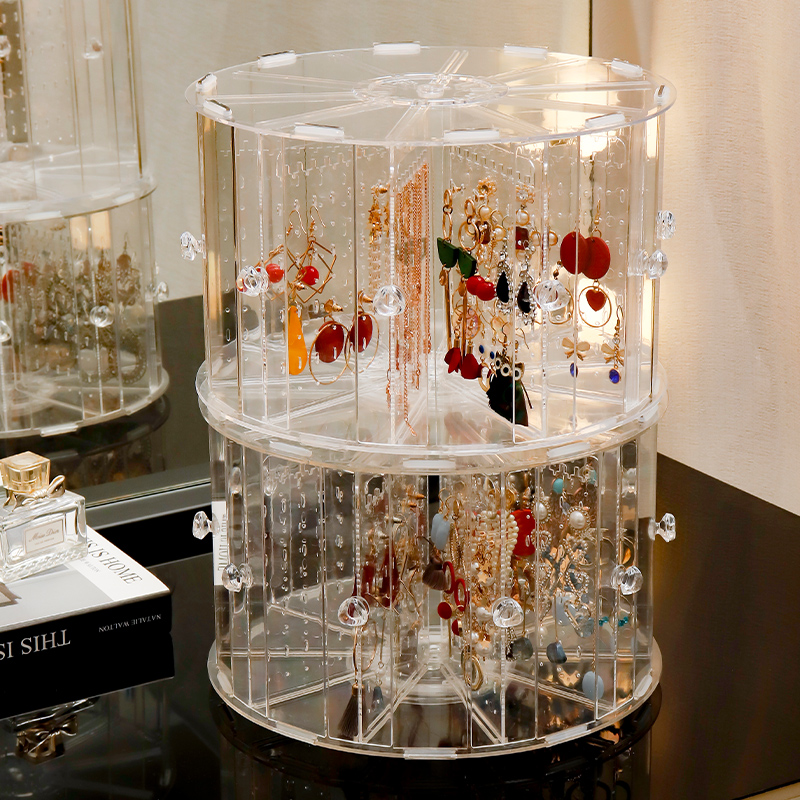 加大号旋转首饰品耳圈展示架