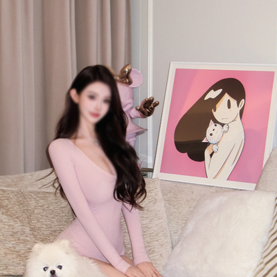 《天野健》小众艺术抽象人物卧室床头挂画现代简约客厅艺术装饰画