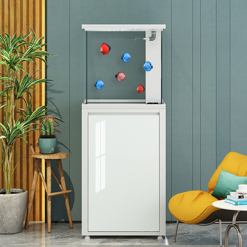 彩鲽客厅鱼缸干湿分离盒