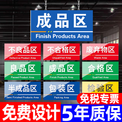 工厂生产车间仓库办公区域标识牌