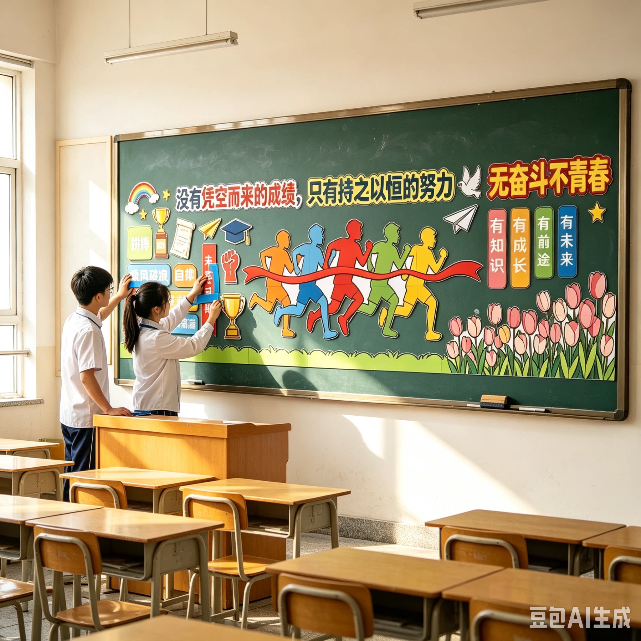 【全网热销】黑板报装饰墙贴