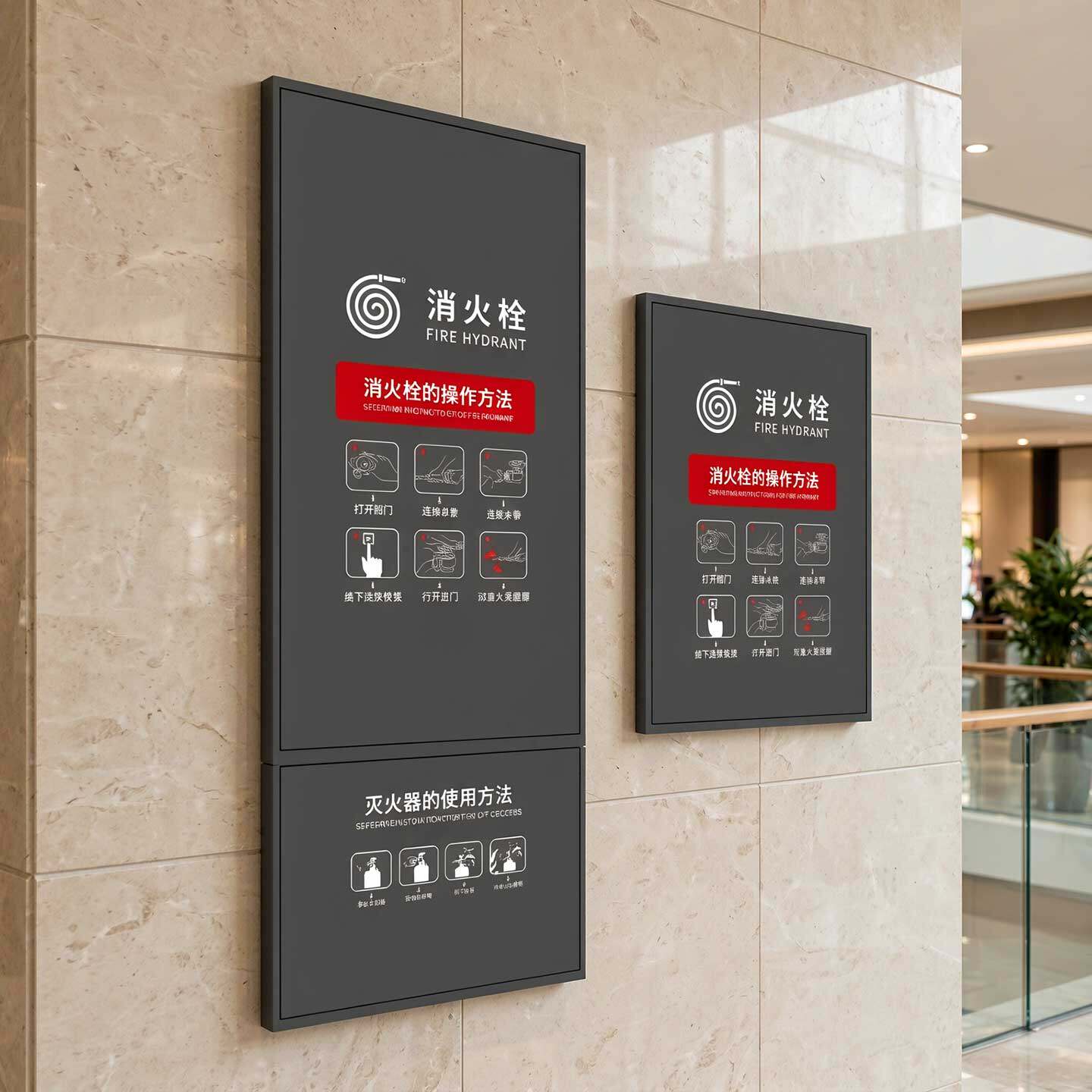 【全网热销】简约风消防栓贴纸
