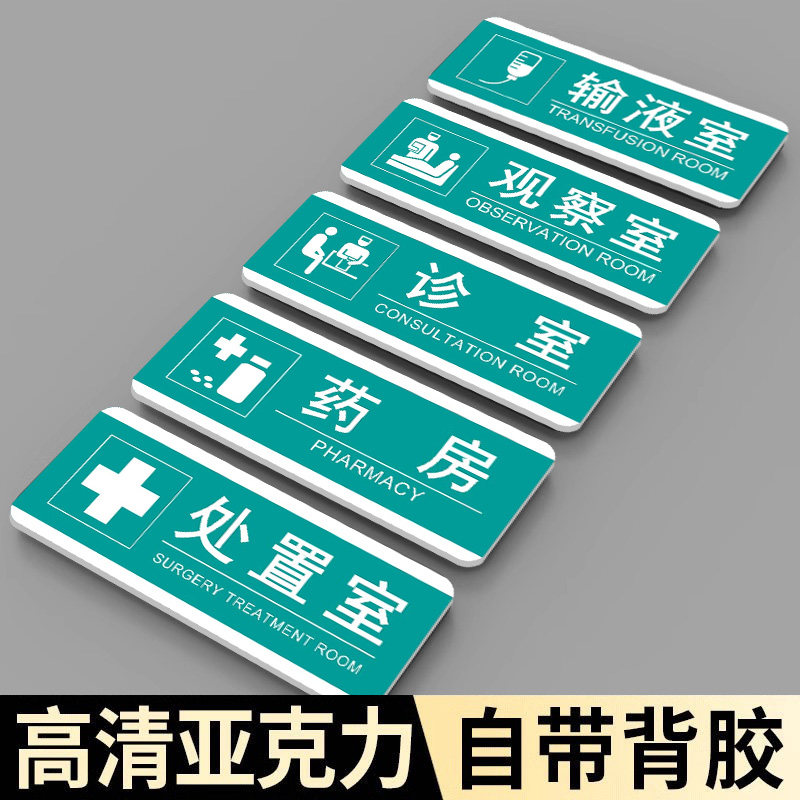诊所标识牌诊室标识牌处置室治疗