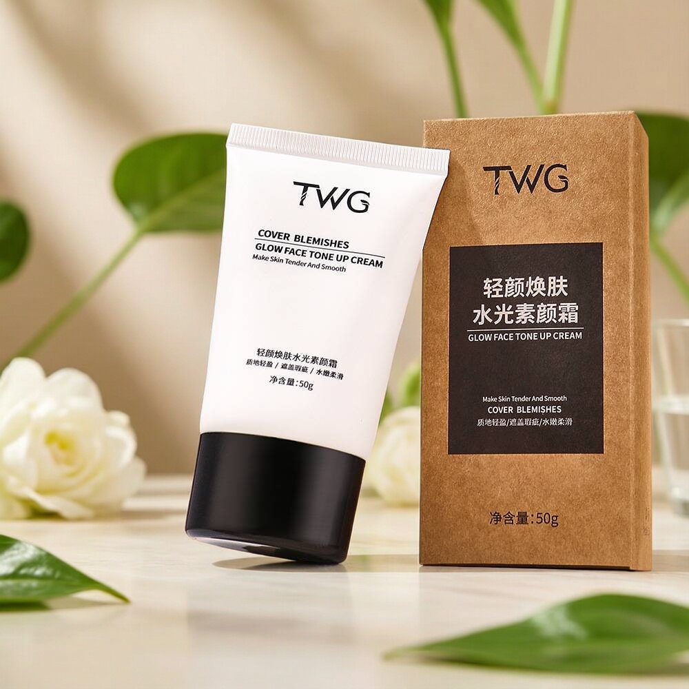 TWG水光素颜霜保湿提亮遮瑕图片